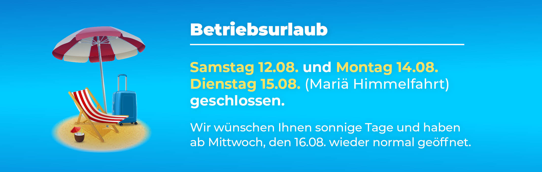 Betriebsurlaub